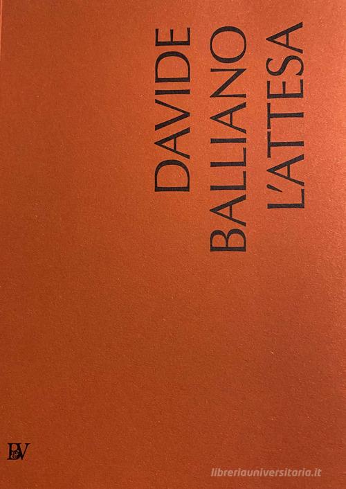 Davide Balliano. L'attesa. Ediz. inglese edito da Bandecchi & Vivaldi