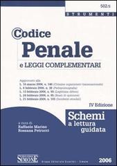 Codice penale e le leggi complementari. Schemi a lettura guidata edito da Edizioni Giuridiche Simone