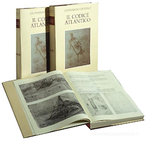 Il Codice Atlantico della Biblioteca ambrosiana di Milano di Leonardo da Vinci edito da Giunti Editore