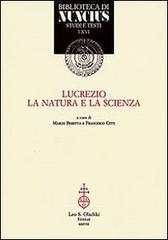 Lucrezio, la natura e la scienza edito da Olschki