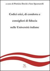 Codici etici, di condotta e consiglieri di fiducia nelle università italiane edito da Aras Edizioni