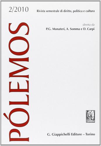 Polemos. Rivista semestrale di diritto, politica e cultura (2010) edito da Giappichelli