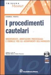Procedimenti cautelari. Con CD-ROM di A. Penta edito da La Tribuna