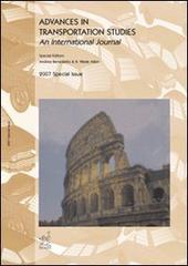 Advances in trasportation studies. An international journal (2007) di Andrea Benedetto edito da Aracne