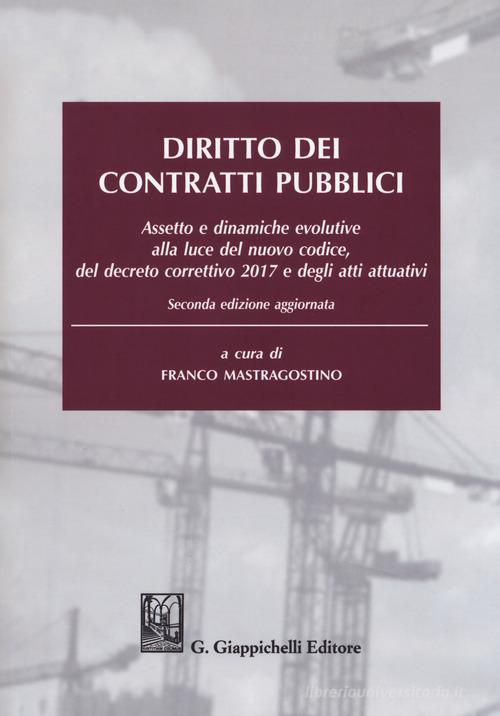 Diritto dei contratti pubblici edito da Giappichelli