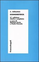 Econometrica di J. Johnston edito da Franco Angeli