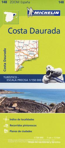 Costa Daurada 1:150.000 edito da Michelin Italiana