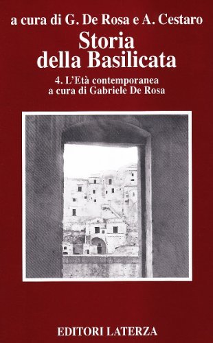 Storia della Basilicata vol.4 edito da Laterza
