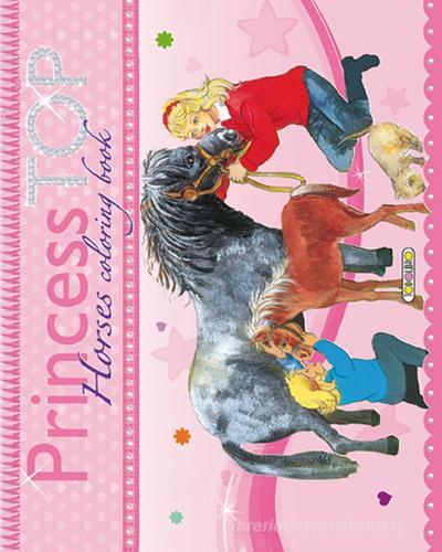 Horses coloring book. Princess Top vol.1 edito da Edibimbi