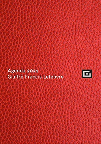 Agenda personale 2021. Copertina rossa edito da Giuffrè