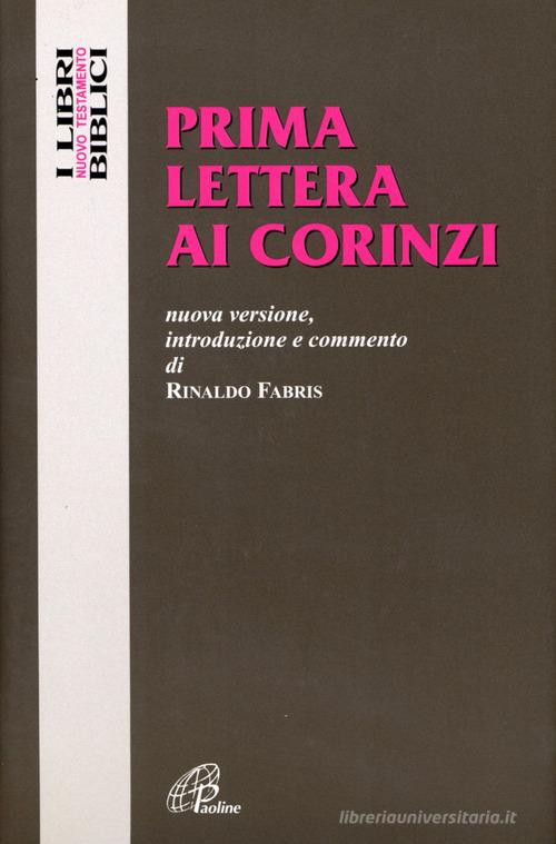 Prima lettera ai Corinzi di Rinaldo Fabris edito da Paoline Editoriale Libri