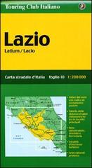 Lazio 1:200.000 edito da Touring