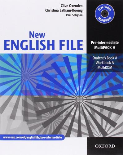 New English file. Pre-intermediate. Student's pack. Part A. Per le Scuole superiori di Clive Oxenden, Christna Latham-Koenig, Paul Seligson edito da Oxford University Press