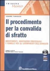 Il procedimento per convalida di sfratto. Con CD-ROM di Cesare Taraschi edito da La Tribuna