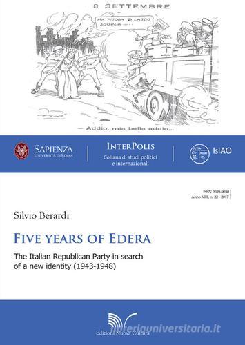 Five years of Edera di Silvio Berardi edito da Nuova Cultura