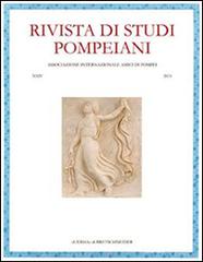 Rivista di studi pompeiani (2013) vol.24 edito da L'Erma di Bretschneider