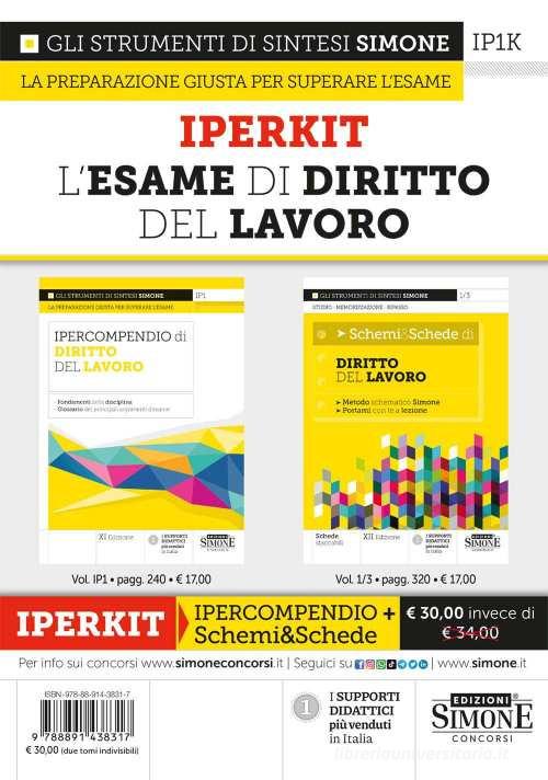 Iperkit. Esame di diritto del lavoro edito da Edizioni Giuridiche Simone