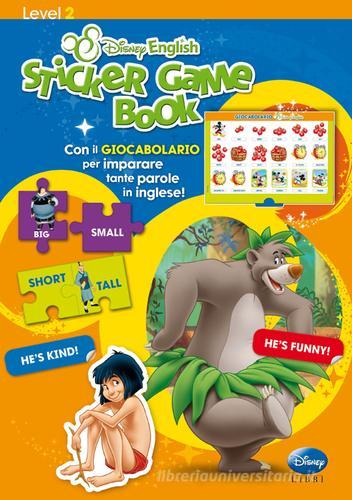Sticker game book. Level 2. Con adesivi. Ediz. bilingue di Jessica Jacobs edito da Disney Libri