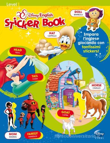 Sticker book. Level 1. Con adesivi. Ediz. bilingue di Jessica Jacobs edito da Disney Libri