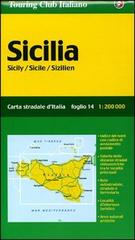 Sicilia 1:200.000 edito da Touring
