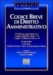 Codice breve di diritto amministrativo edito da Maggioli Editore