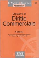 Elementi di diritto commerciale edito da Edizioni Giuridiche Simone