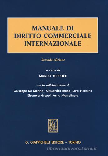 Manuale di diritto commerciale internazionale edito da Giappichelli