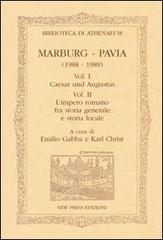 Marburg-Pavia (1988-1989). Ediz. italiana e tedesca di Emilio Gabba, Karl Christ edito da New Press