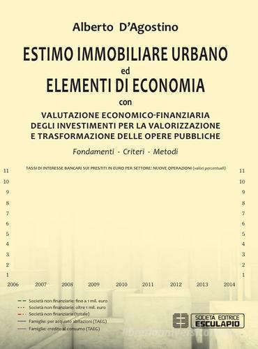 Estimo immobiliare urbano ed elementi di economia di Alberto D'Agostino edito da Esculapio