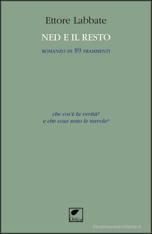 Libro Ned e il resto. Romanzo in 89 frammenti di Ettore Labbate Sussuri e grida di Ortica Editrice