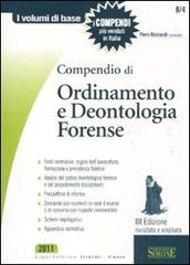 Compendio di ordinamento e deontologia forense di Piero Ricciardi edito da Edizioni Giuridiche Simone