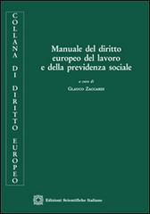 Manuale del diritto europeo del lavoro e della previdenza sociale edito da Edizioni Scientifiche Italiane