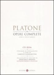Opere complete. CD-ROM. Con libro di Platone edito da Laterza