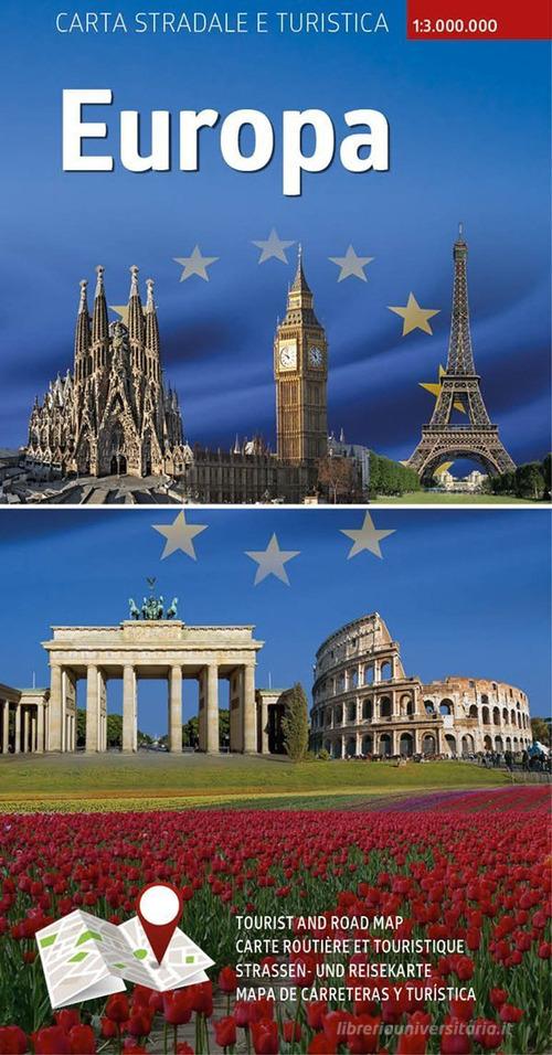 Carta stradale e turistica plastificata. Europa. 1:3.000.000 edito da Lozzi Editori