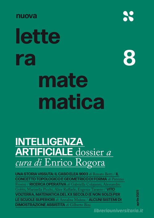 Nuova lettera matematica vol.8 edito da Scienza Express