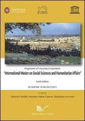 International master on social sciences and humanitarian affairs edito da Nuova Cultura
