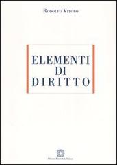 Elementi di diritto di Rodolfo Vitolo edito da Edizioni Scientifiche Italiane