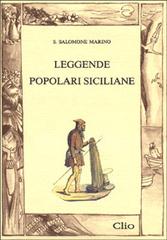 Leggende popolari siciliane di Marino S. Salomone edito da Brancato