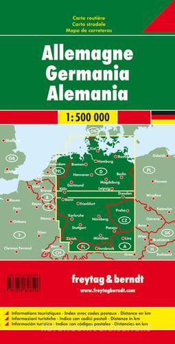 Germania 1:500.000 edito da Freytag & Berndt
