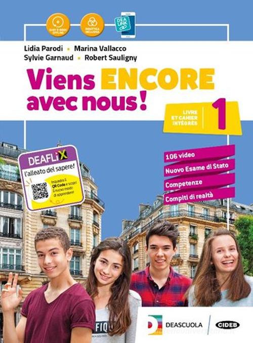 Viens encore avec nous! Livre élève et cahier d'exercices. Per la Scuola media. Con e-book. Con espansione online. Con Libro: Cartes mentales. Con DVD-ROM vol. 2 di Lidia Parodi, Marina Vallacco, Sylvie Garnaud edito da Black Cat-Cideb