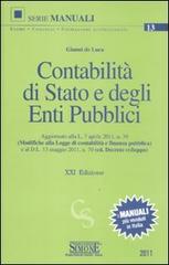 Contabilità di Stato e degli enti pubblici di Gianni De Luca edito da Edizioni Giuridiche Simone