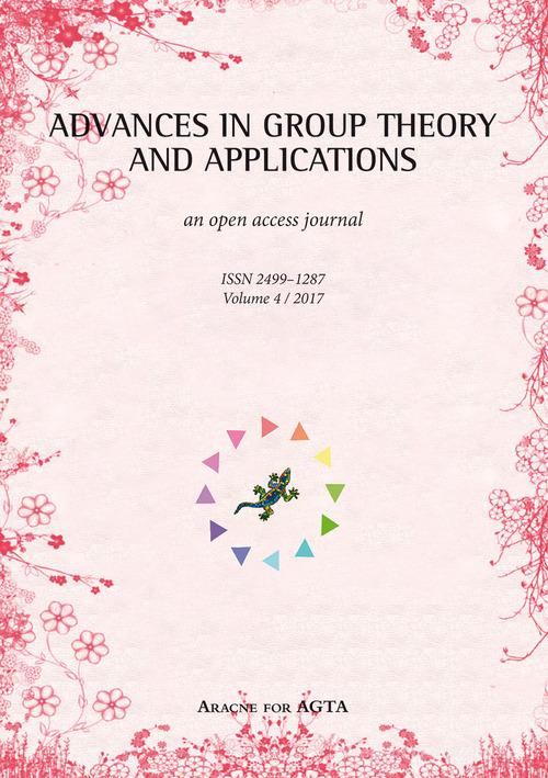 Advances in group theory and applications (2017) vol.4 edito da Aracne