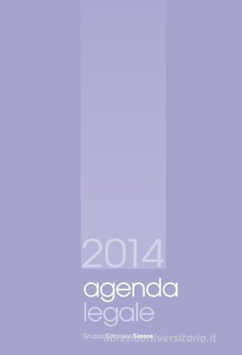 Agenda legale 2014. Glicine edito da Edizioni Giuridiche Simone