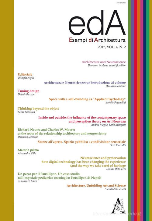 EDA. Esempi di architettura 2017. International journal of architecture and enginering (2017) vol.4.2 edito da Aracne