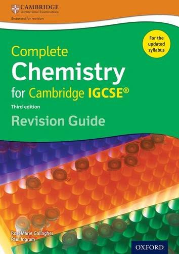 Cambridge IGCSE chemistry. Revised guide. Per le Scuole superiori. Con espansione online edito da Oxford University Press