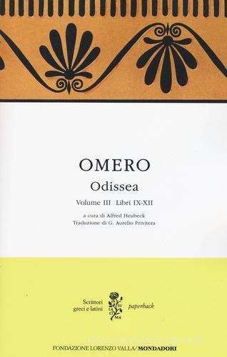 Odissea. Testo greco a fronte vol.3 di Omero edito da Mondadori