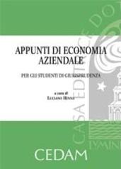 Appunti di economia aziendale edito da CEDAM