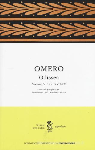 Odissea. Testo greco a fronte vol.5 di Omero edito da Mondadori