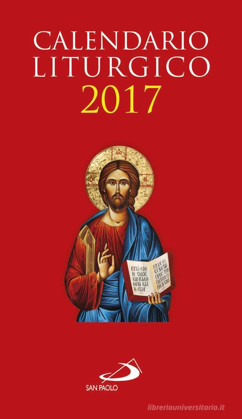 Calendario liturgico 2017 edito da San Paolo Edizioni