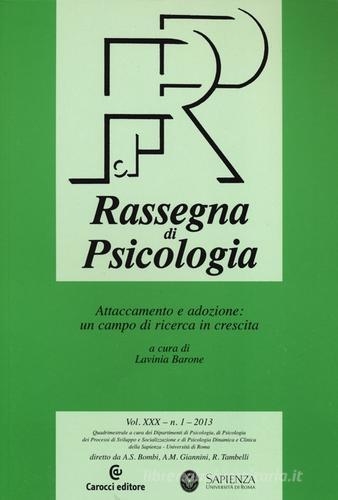 Rassegna di psicologia (2013) vol.1 edito da Carocci